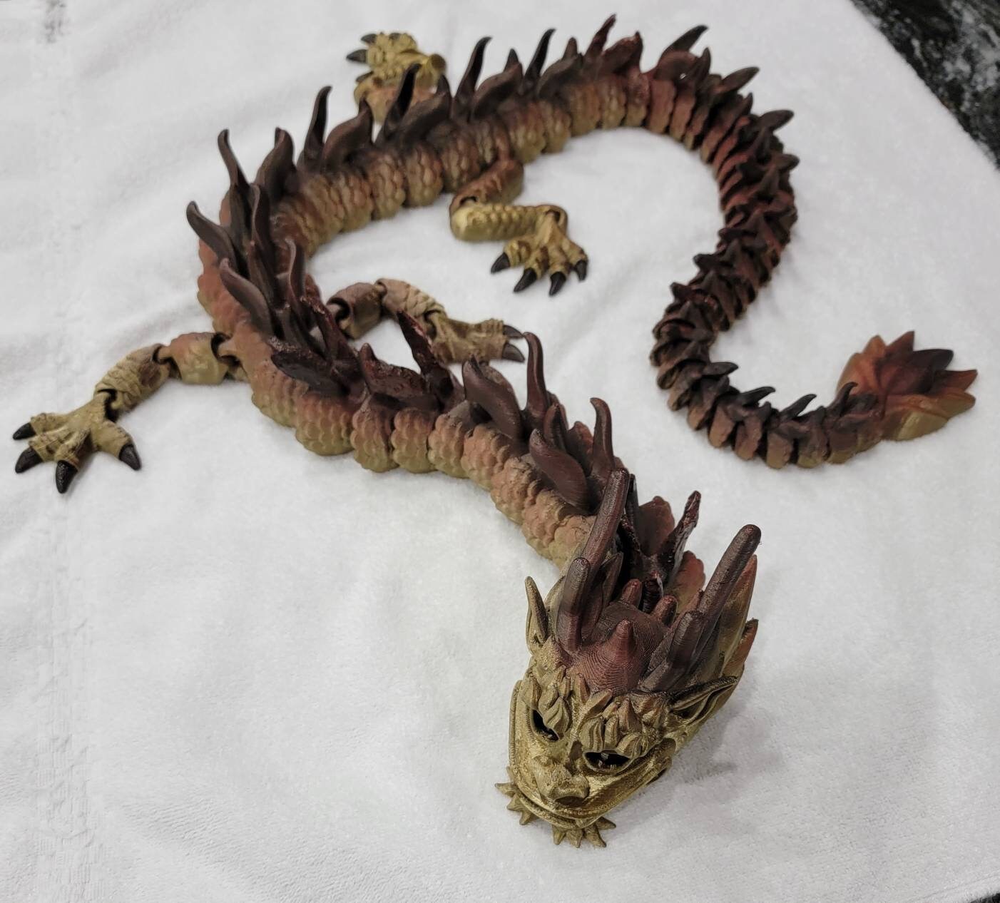 40" Articulated Dragon | 40in Imperial Chinese Dragon | Flexible Chinese Dragon Toy | Flexi Factory Authorized Reseller